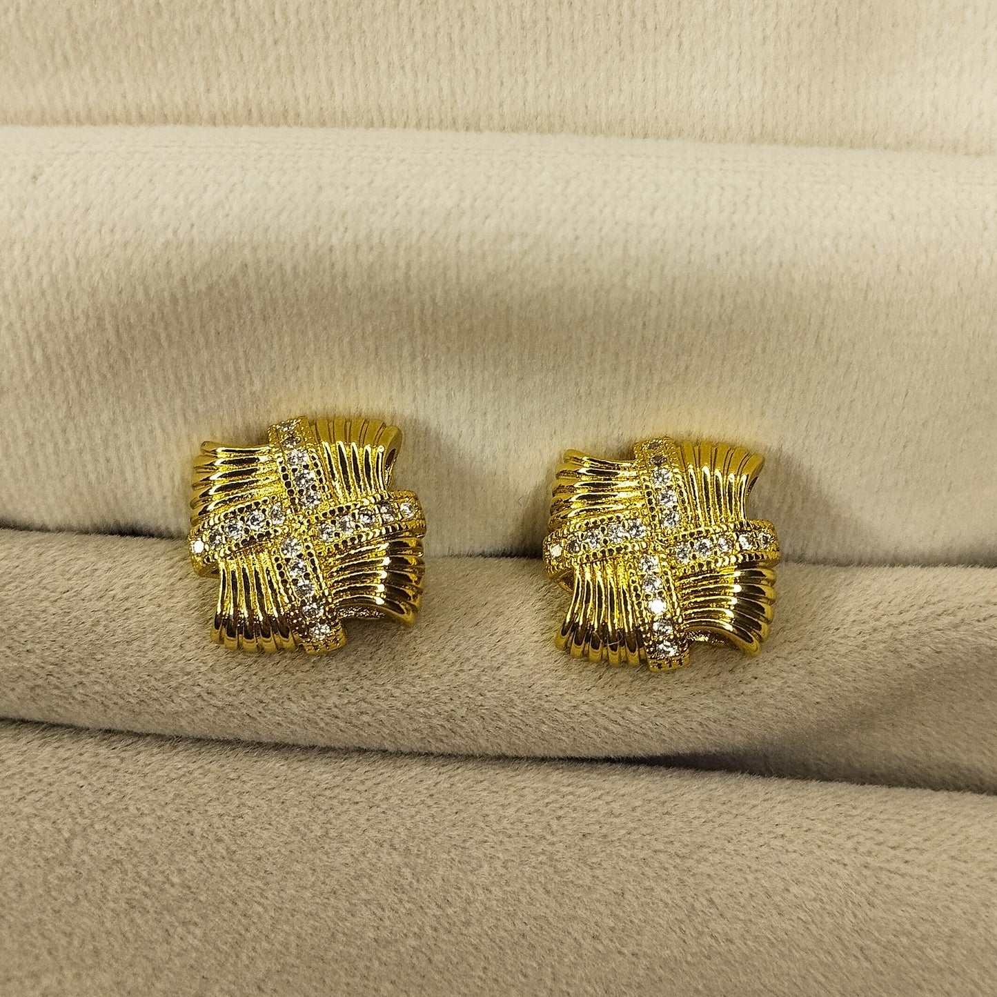Rose Nugget Studs