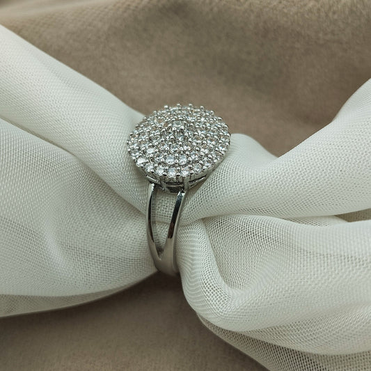 Simra Zircon Crown Ring