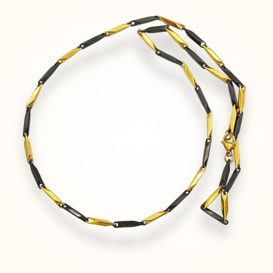 Milan Link Chain (Golden & Black)