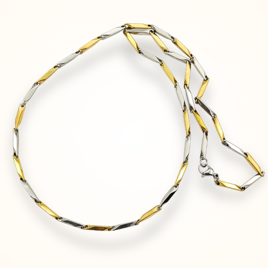 Milan Link Chain (Golden & Silver)