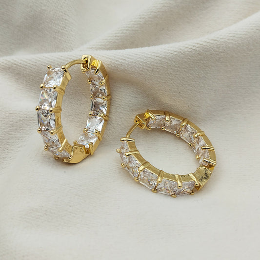 Farah Zircon Hoops