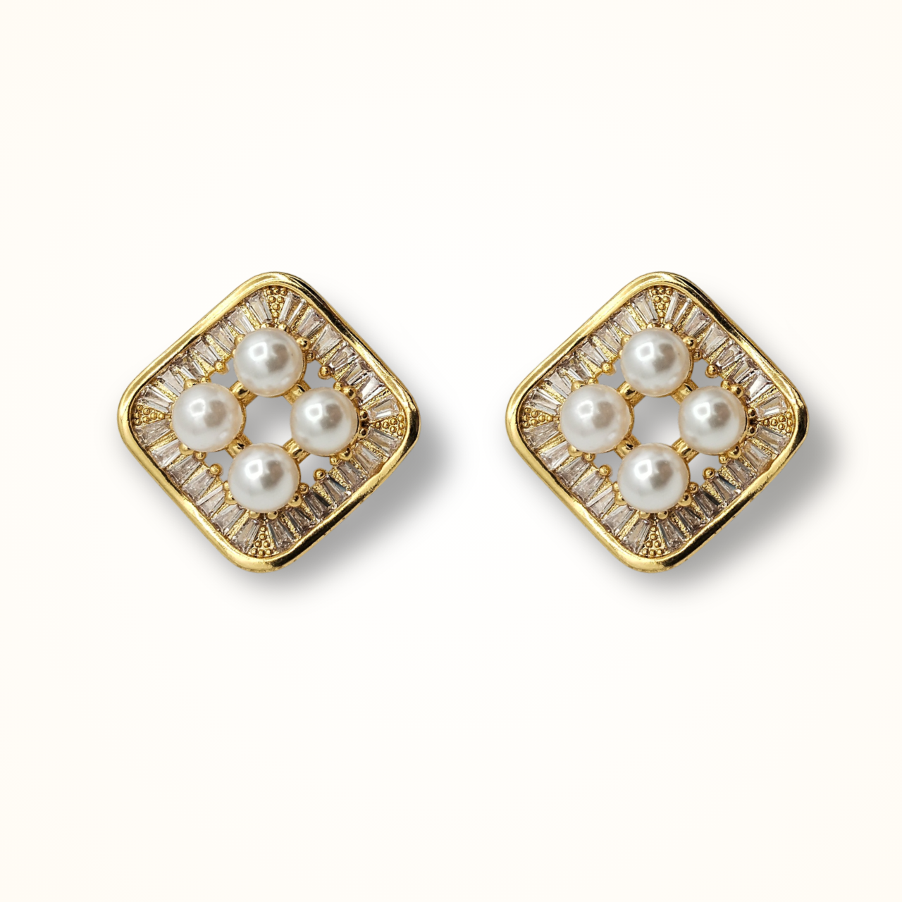 Lila Pearl Studs