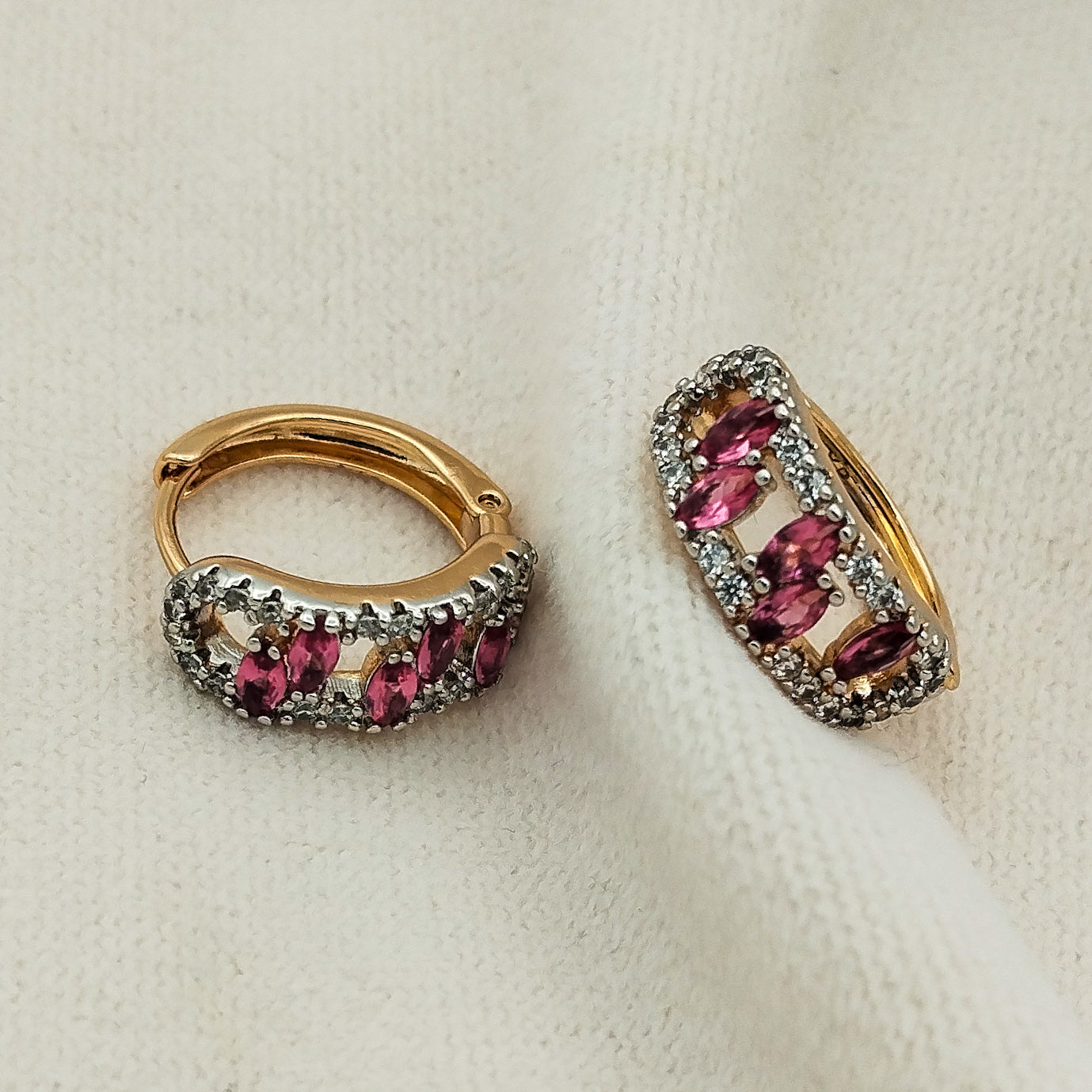Cherry Glow Hoops