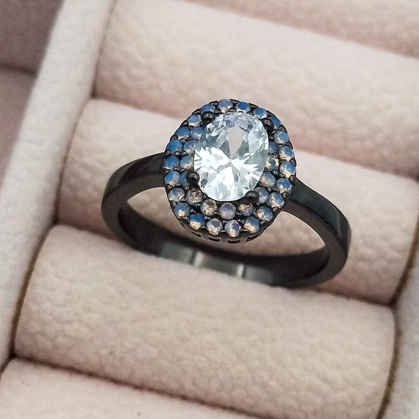 Nova Black Zircon Ring