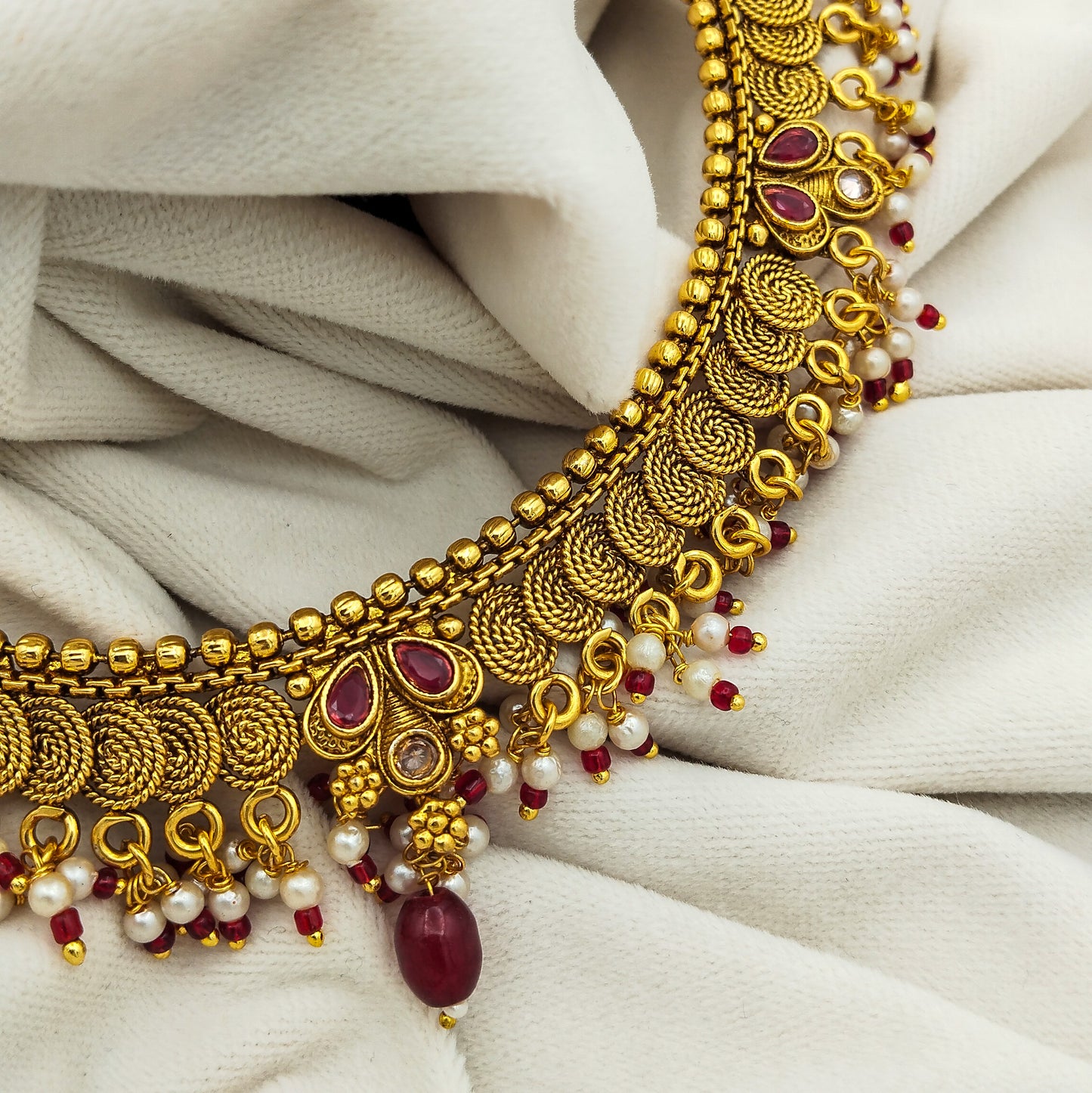 Zar-e-Naz Gold Plated Necklace Set