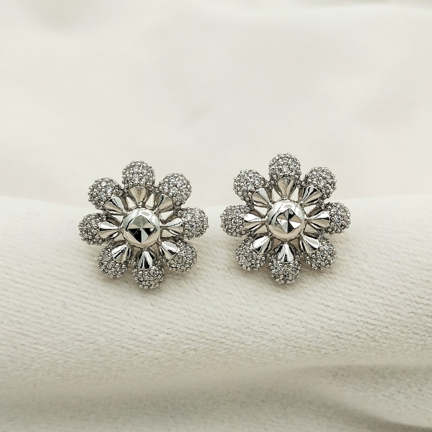Orchid Floral Studs