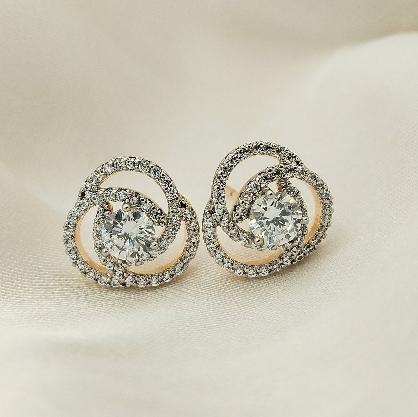 Rose Whisper Studs