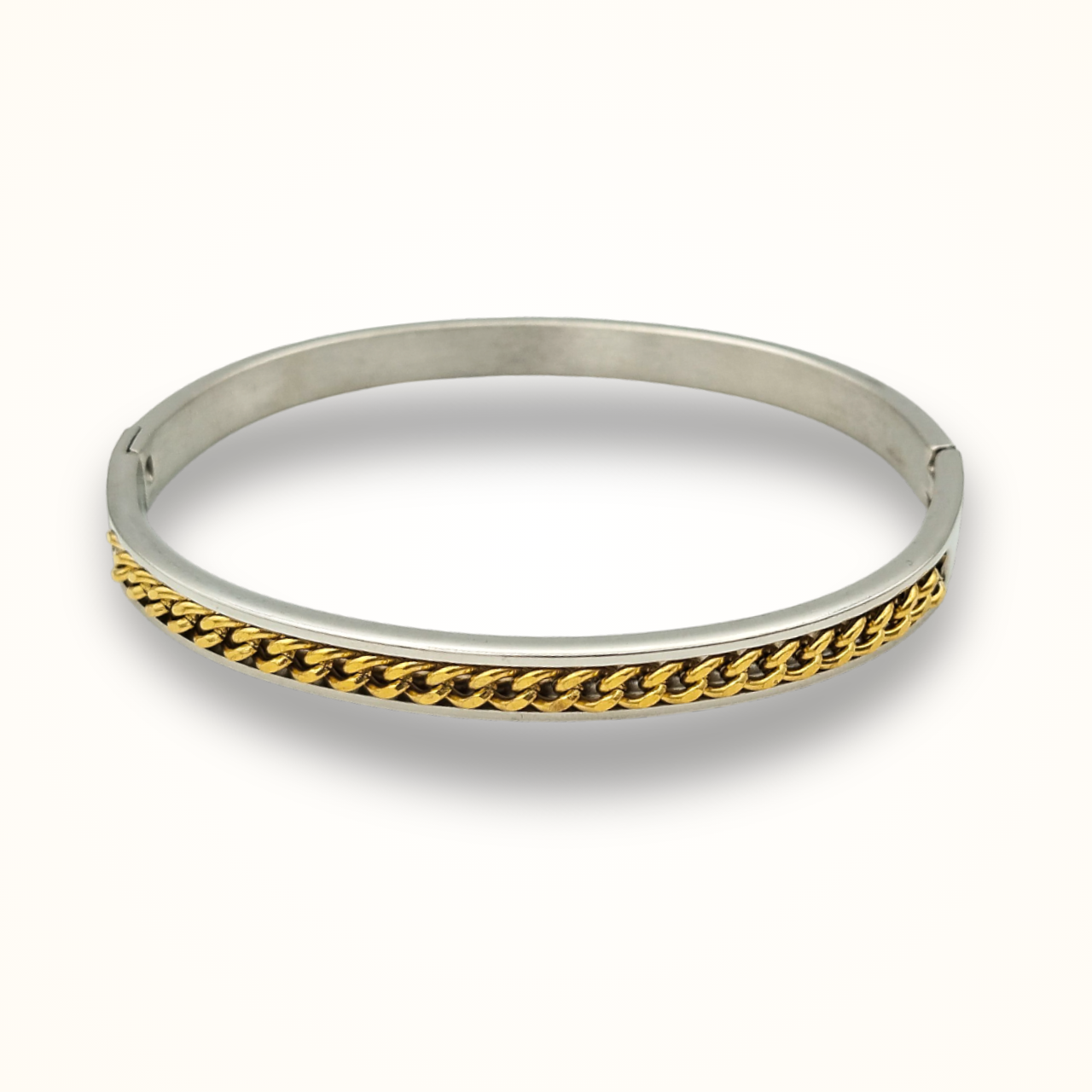 Aura Gleam Everyday Bangle (Gold)
