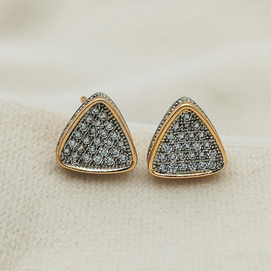 Glint Triangle Studs