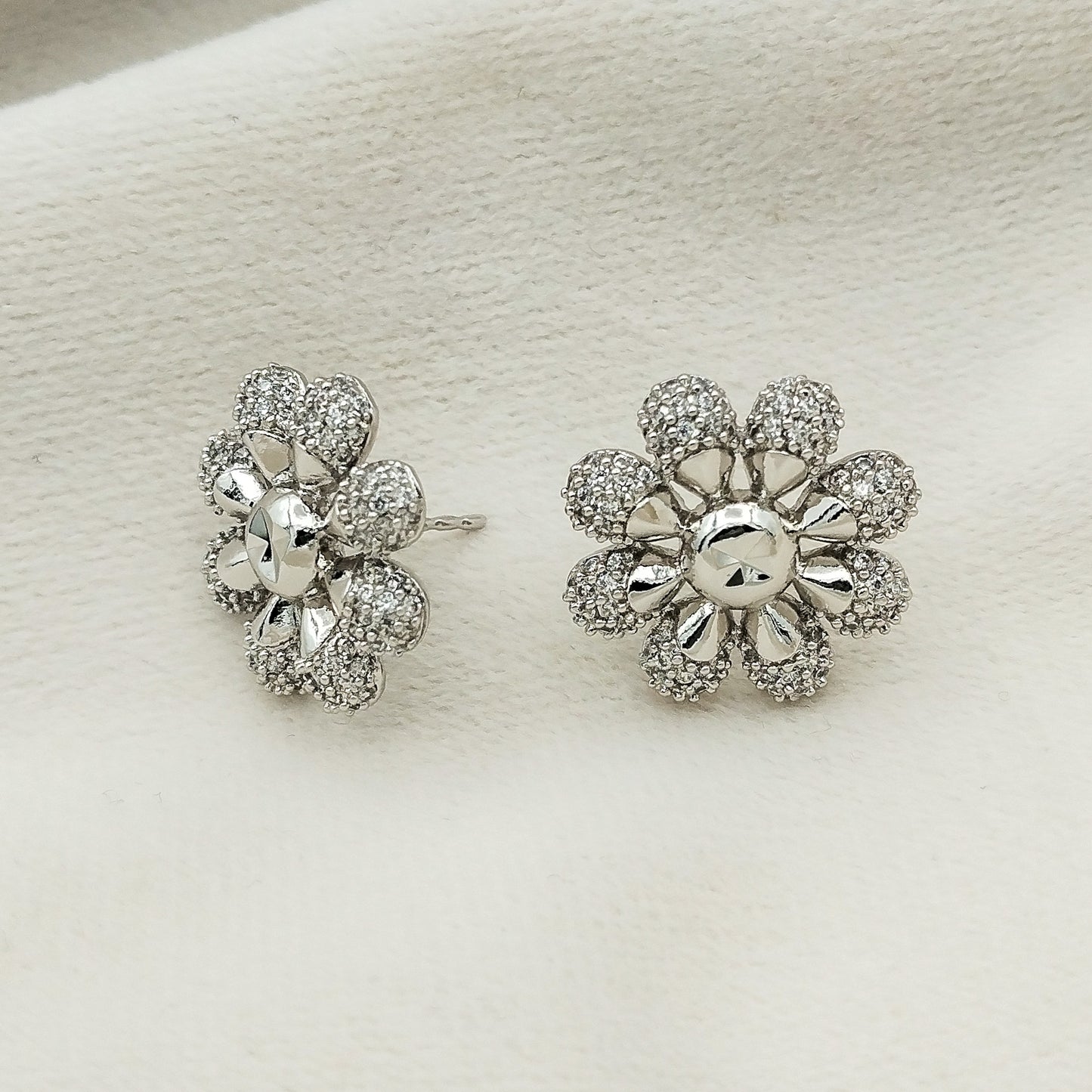 Orchid Floral Studs