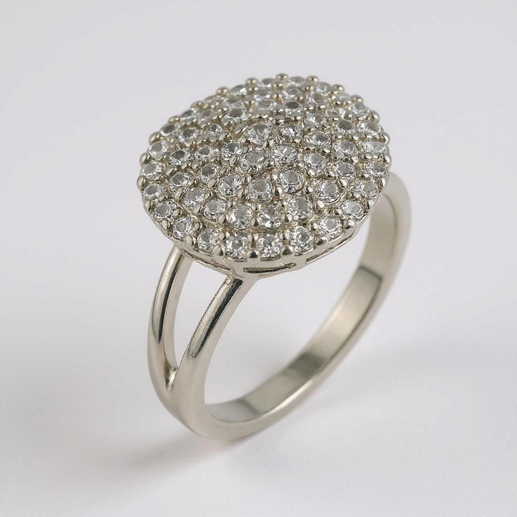 Simra Zircon Crown Ring