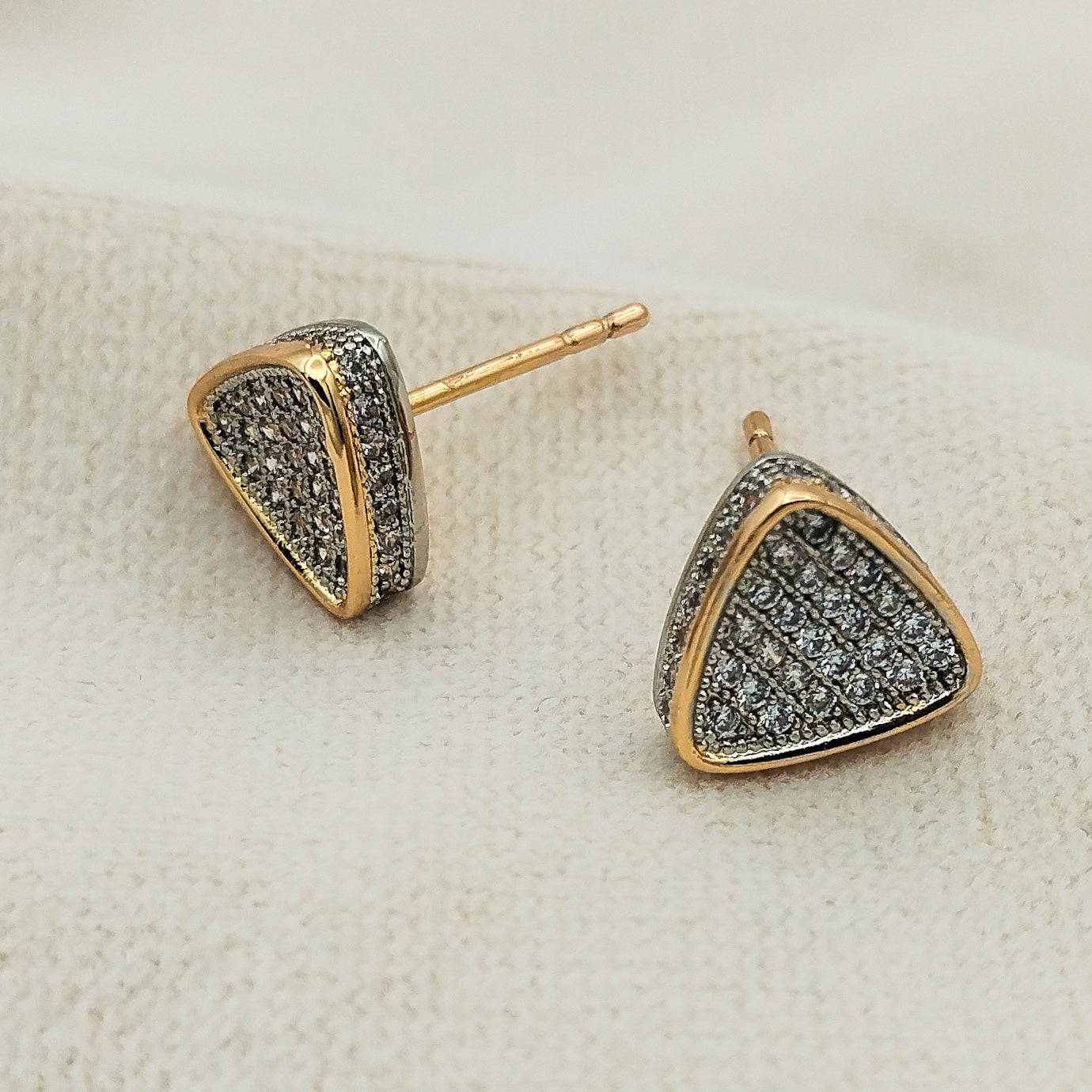 Glint Triangle Studs