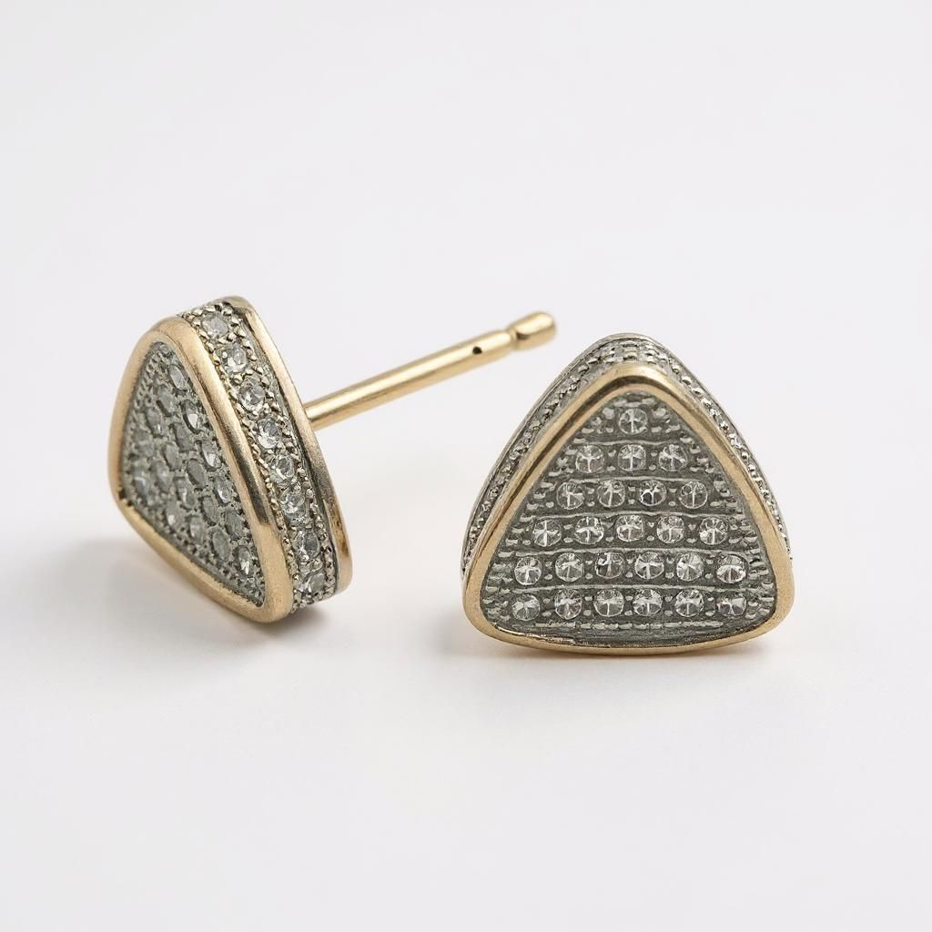 Glint Triangle Studs