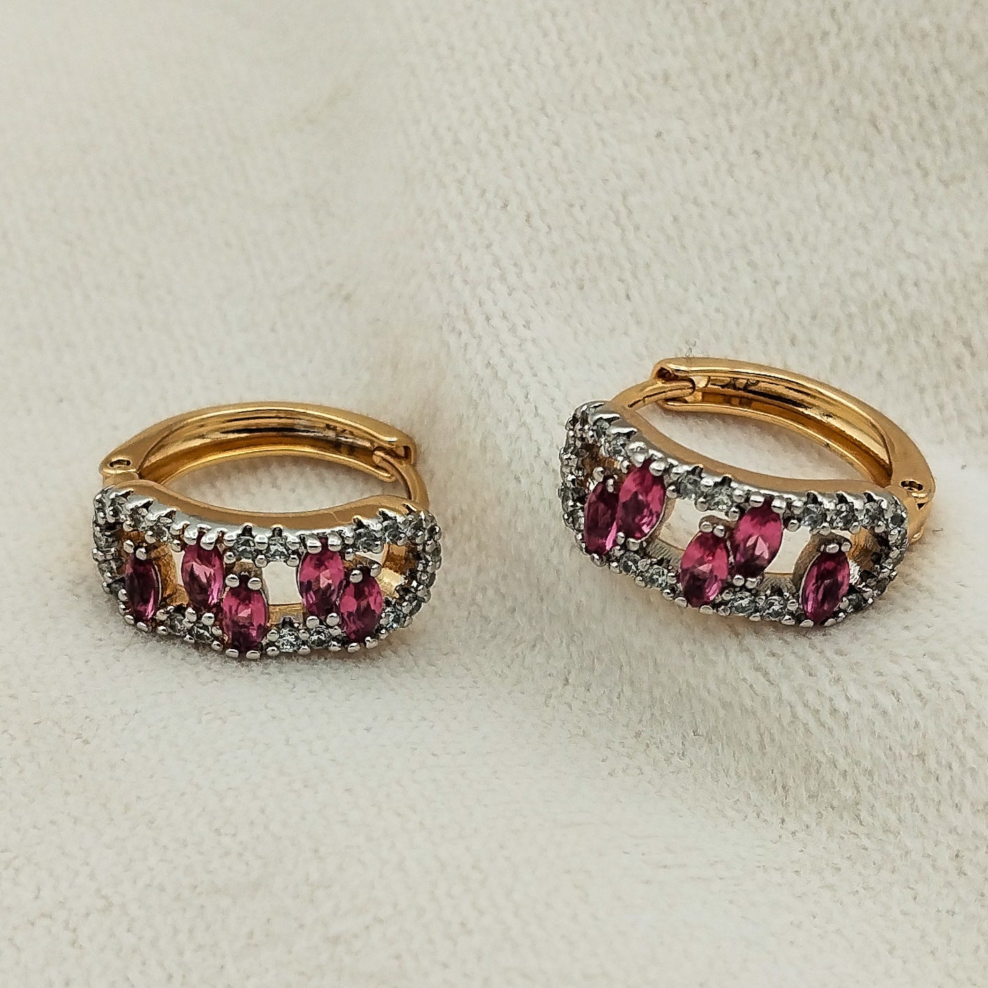 Cherry Glow Hoops