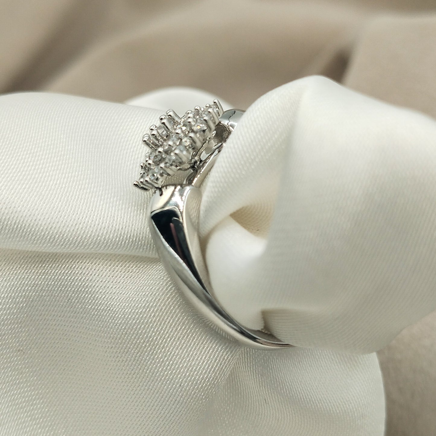 Bahareh Zircon Crown Ring