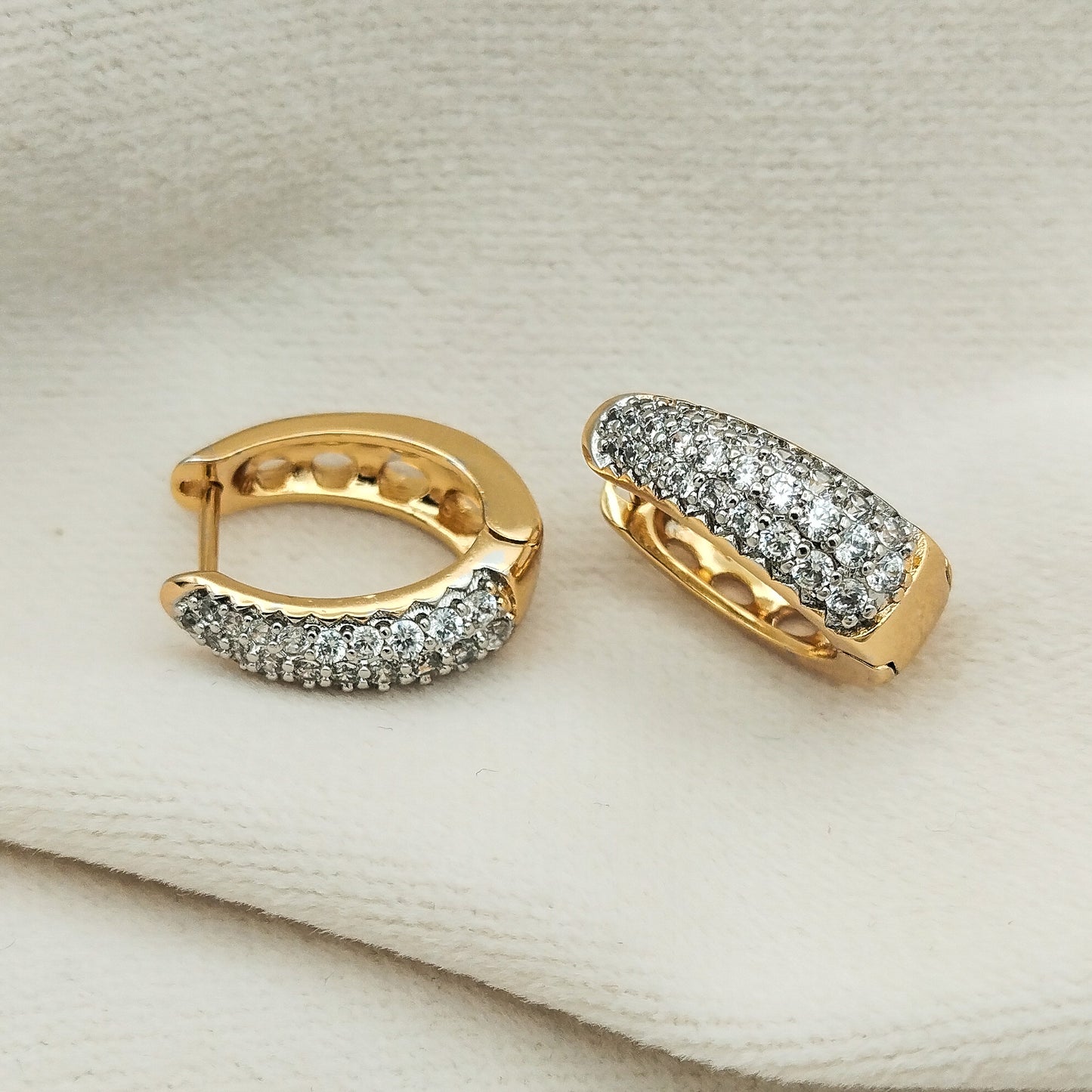 Blush Zircon Mini Hoops