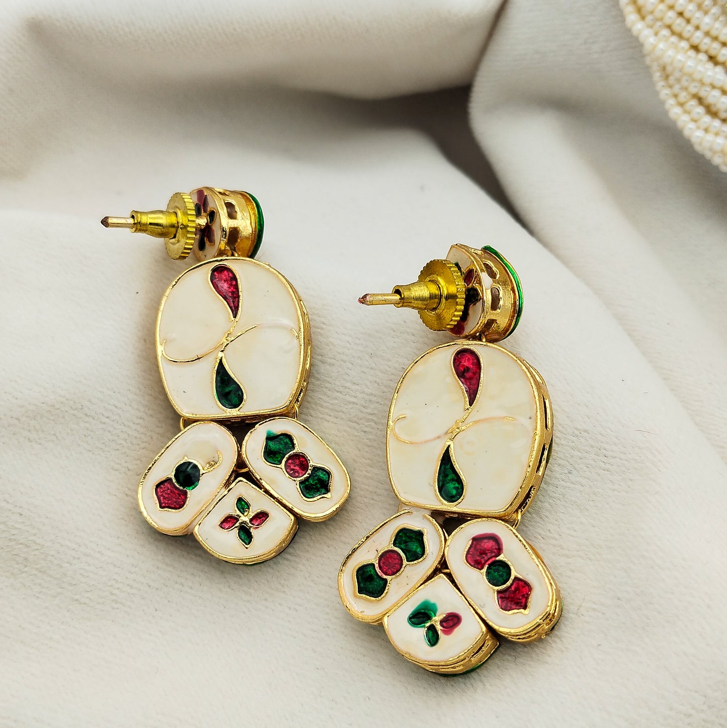 Noor-e-Kundan Necklace Set (Double Sided)