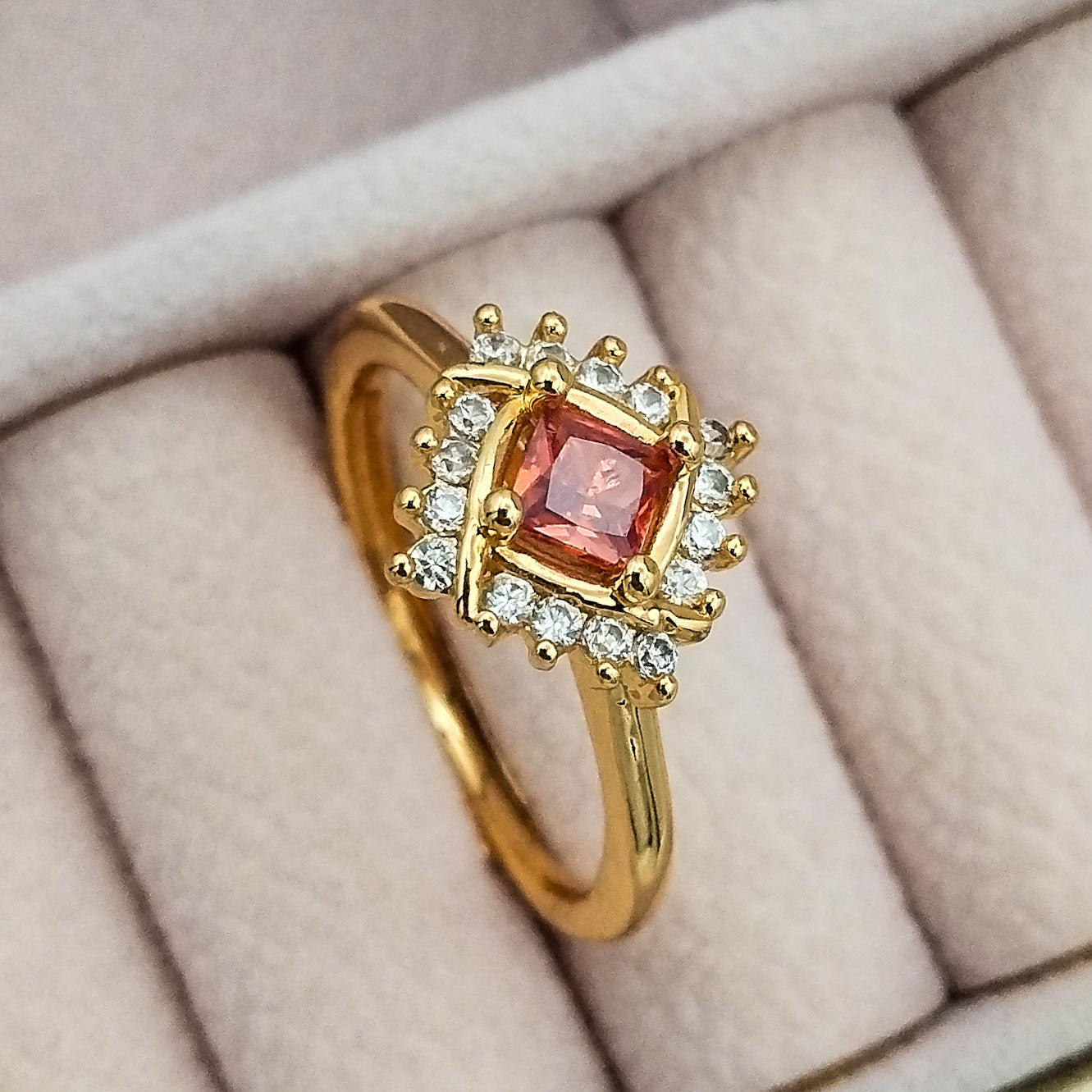 Mirae Golden Adjustable Ring