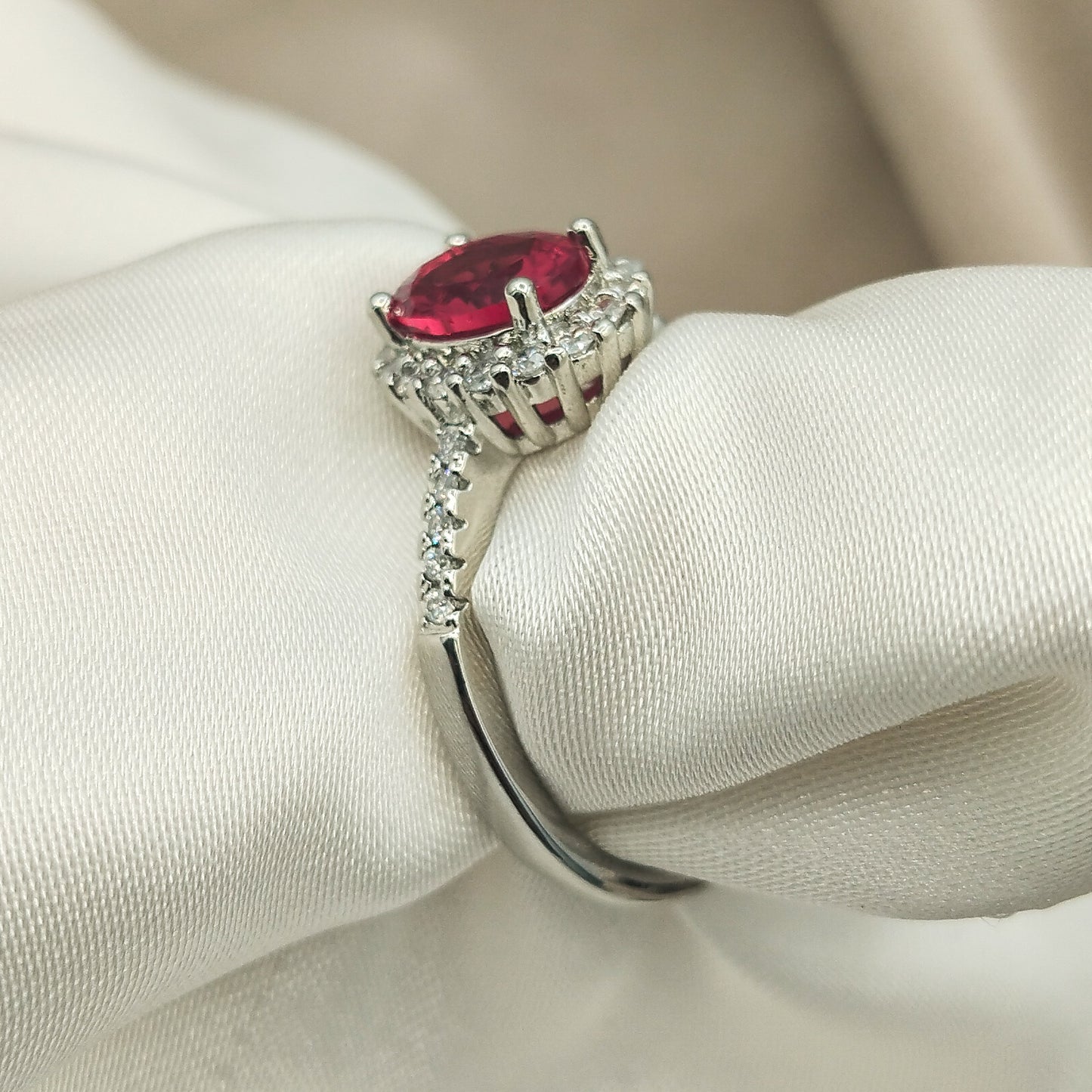 Velare Ruby Adjustable Ring