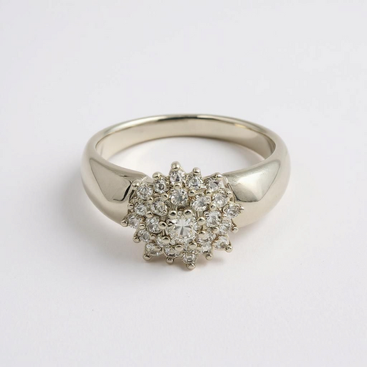 Bahareh Zircon Crown Ring