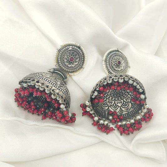 Zehra Jhumkay (Red)