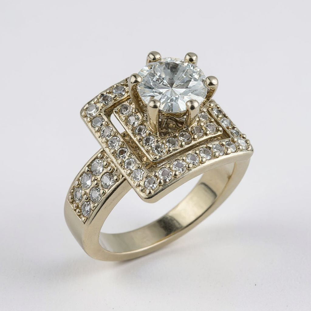 Nisheh Zircon Double Ring