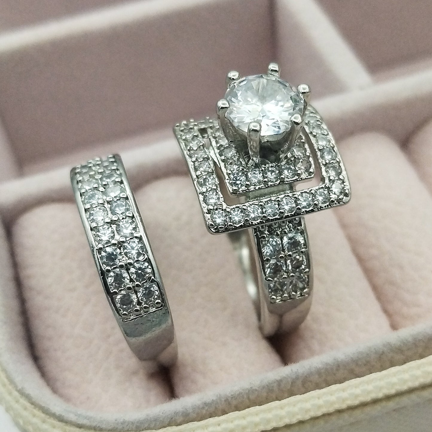 Nisheh Zircon Double Ring