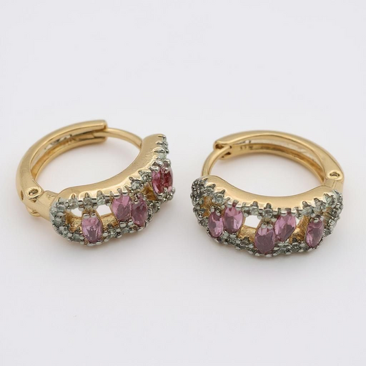 Cherry Glow Hoops
