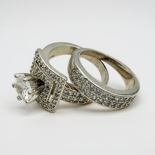 Nisheh Zircon Double Ring