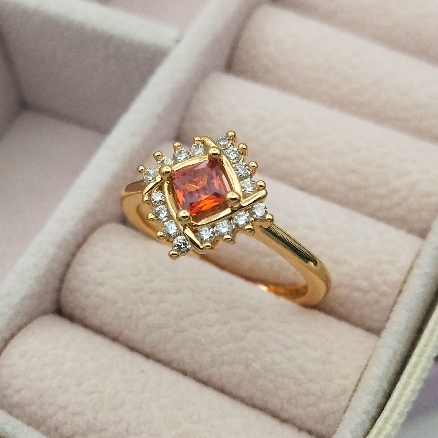 Mirae Golden Adjustable Ring