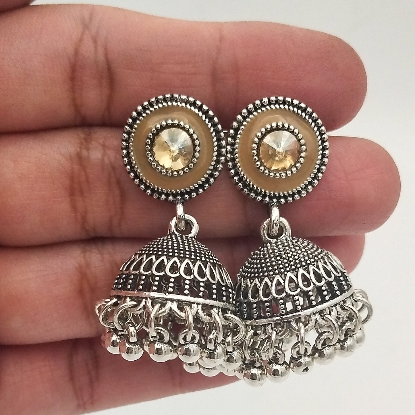Laila Oxidized Jhumki