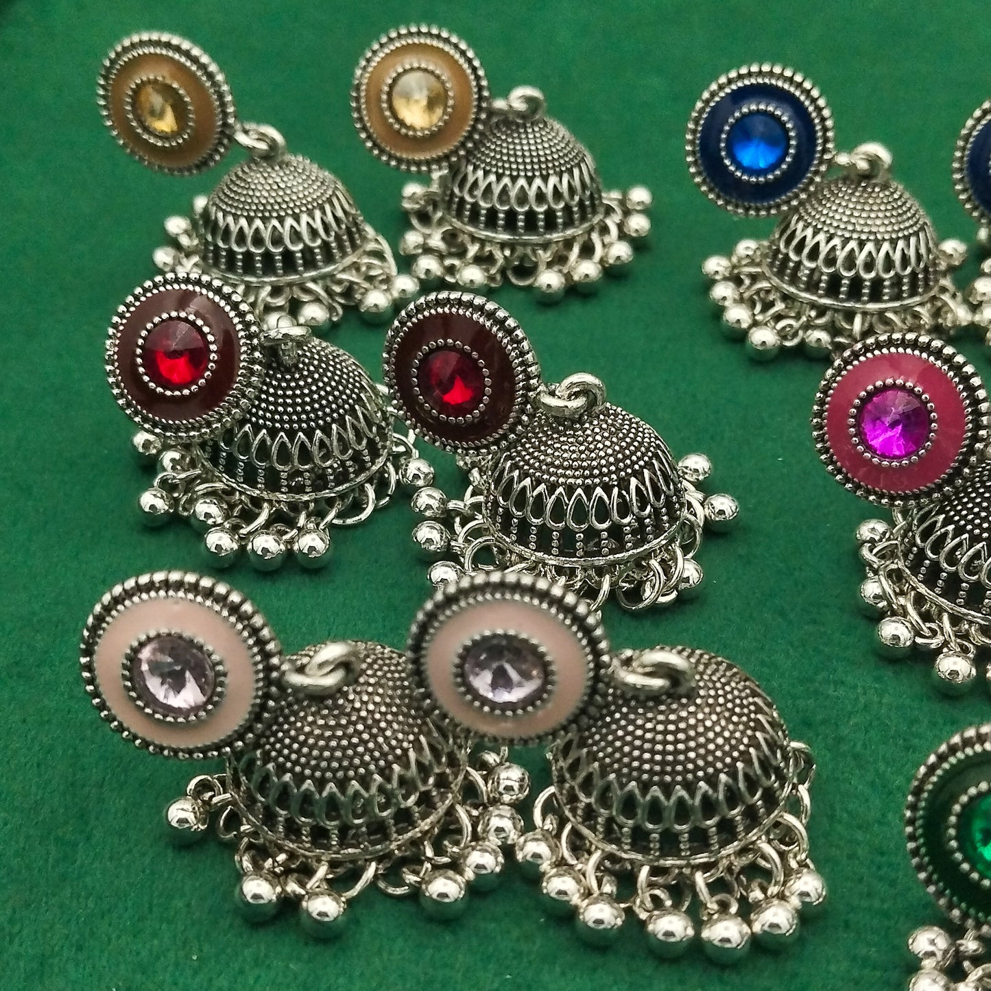 Laila Oxidized Jhumki