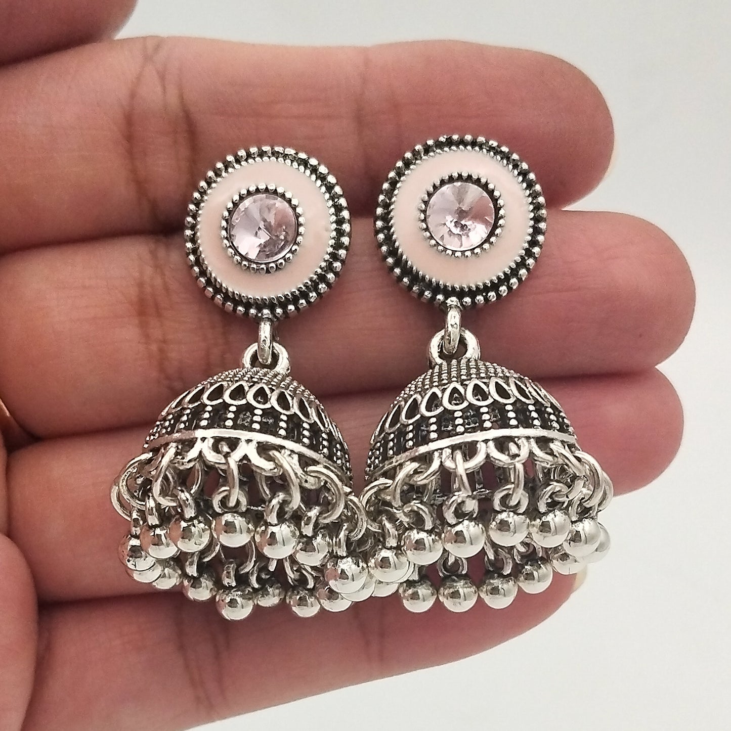 Laila Oxidized Jhumki