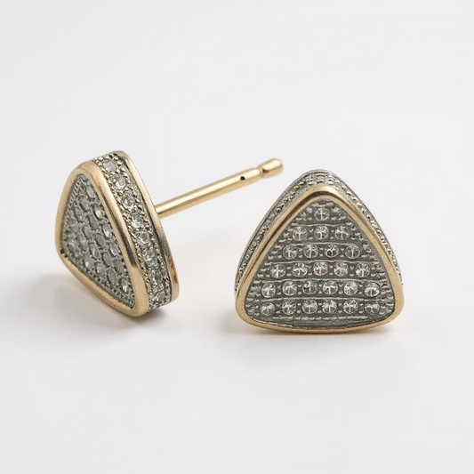 Glint Triangle Studs