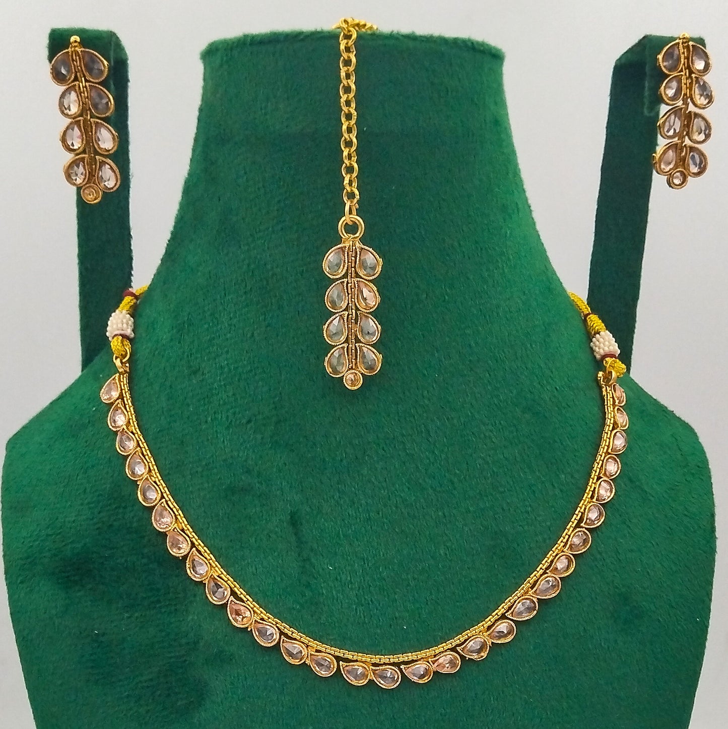 Zarfeen Gold Plated Necklace Set