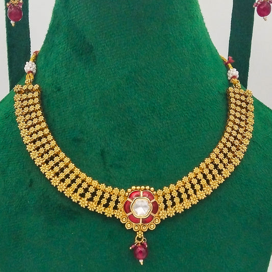Amber Mahal Necklace Set