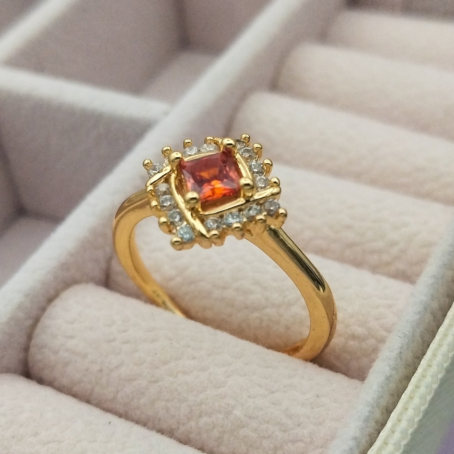 Mirae Golden Adjustable Ring