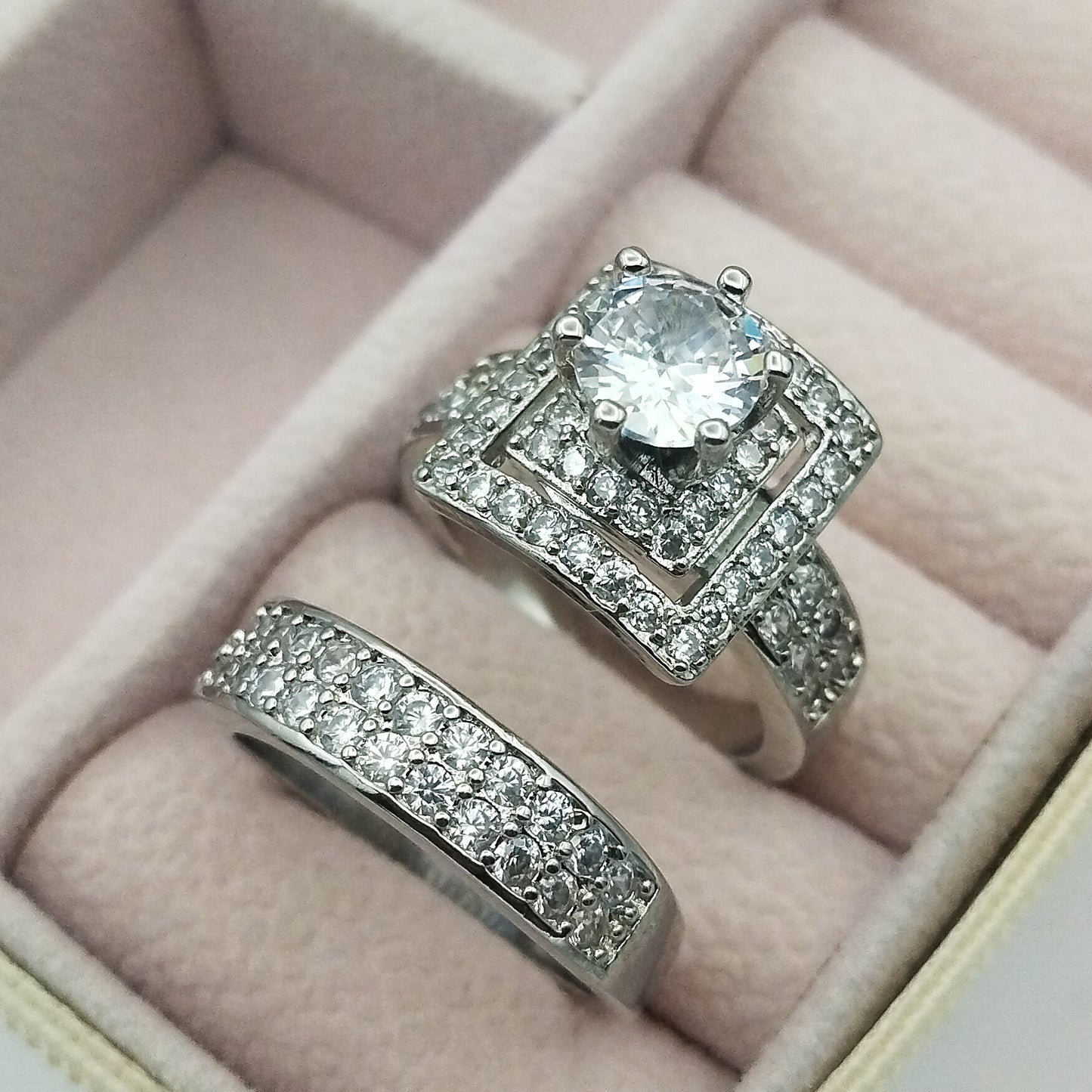 Nisheh Zircon Double Ring