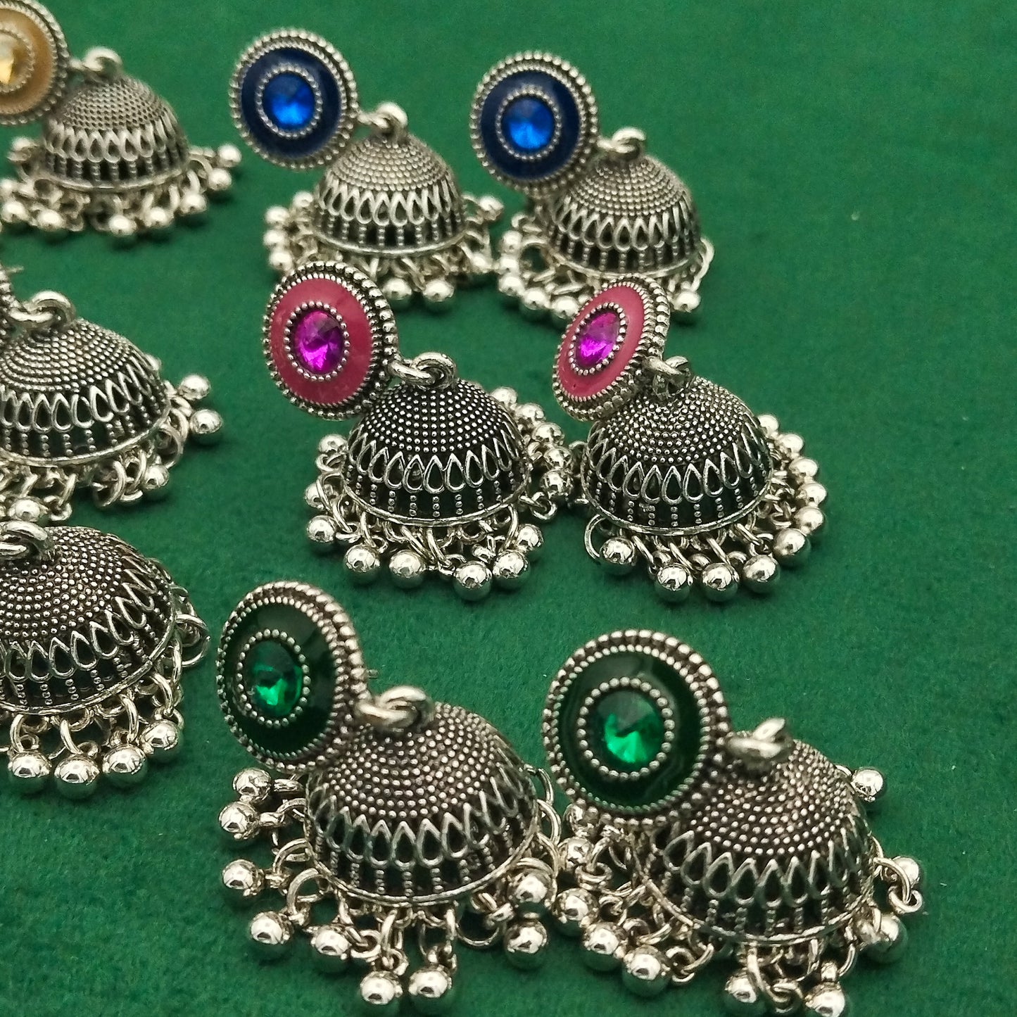 Laila Oxidized Jhumki
