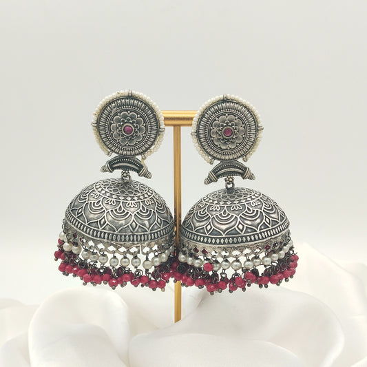 Zehra Jhumkay (Red)
